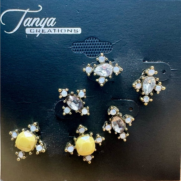 High-End Department Store Designer One of Kind Statement Earrings - Picture 4 of 5